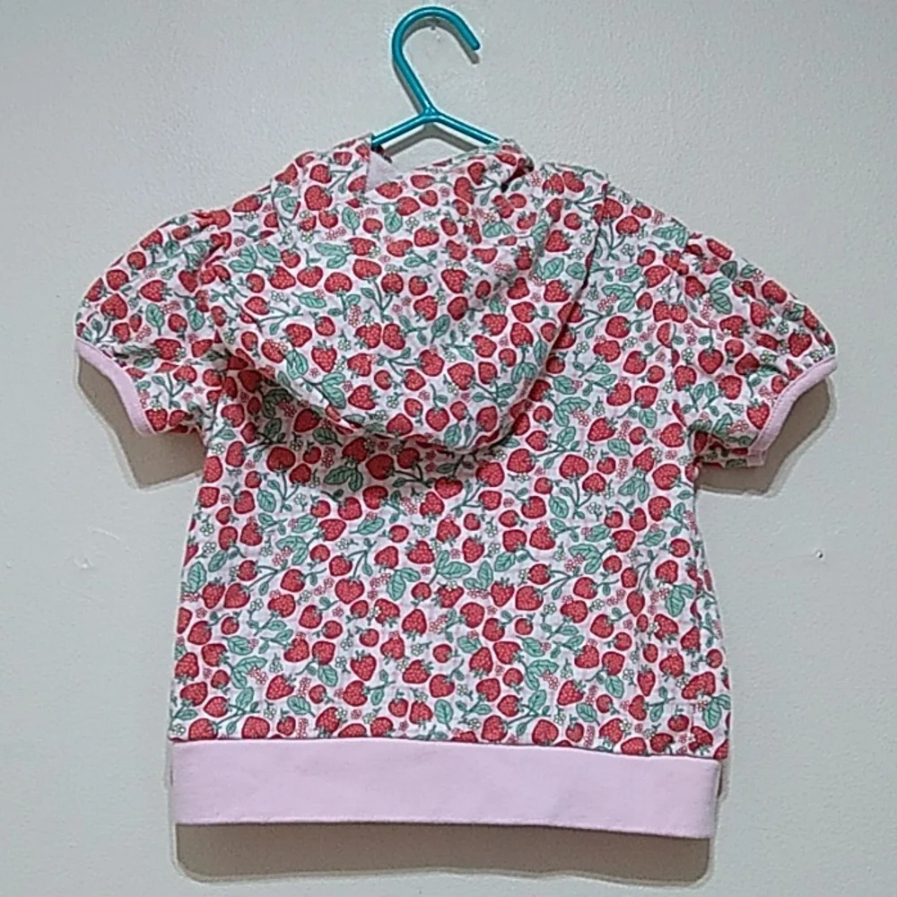 Juicy Couture Little Girl's 2-Piece Strawberry Print Hoodie Short Set